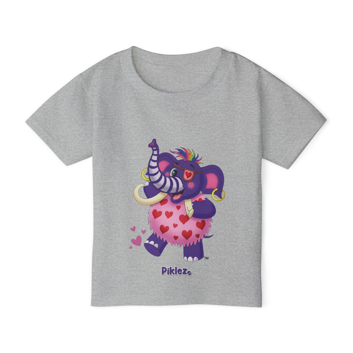 Piklez™ Heavy Cotton™ Toddler T-Shirt – "Full of Love!" Graphic Shirt | Smile Universe Collection