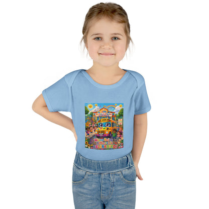 Lani™ Infant Baby Rib Bodysuit – "Where Being Different is CELEBRATED!" Graphic