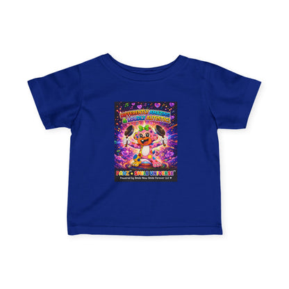 Panz™ Infant Fine Jersey Tee – "Differently Amazing & Loudly Autistic!" Graphic | Smile Universe Collection