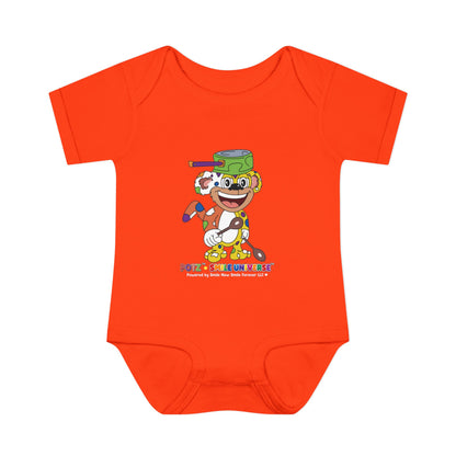 Potz™ Infant Baby Rib Bodysuit – Playful Chef Graphic Onesie | Smile Universe Collection