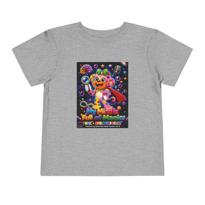 Panz™ Toddler Short Sleeve Tee – "My Mind is Full of Magic" Graphic | Smile Universe Collection
