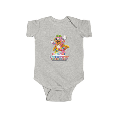 Panz™ Infant Fine Jersey Bodysuit – "Different is My Superpower" Graphic | Smile Universe Collection
