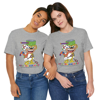 Potz™ Unisex Jersey Short Sleeve Tee – Playful Graphic Tee | Smile Universe Collection