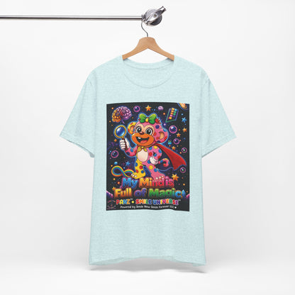 Panz™ Unisex Jersey Short Sleeve Tee – "My Mind is Full of Magic" Graphic | Smile Universe Collection