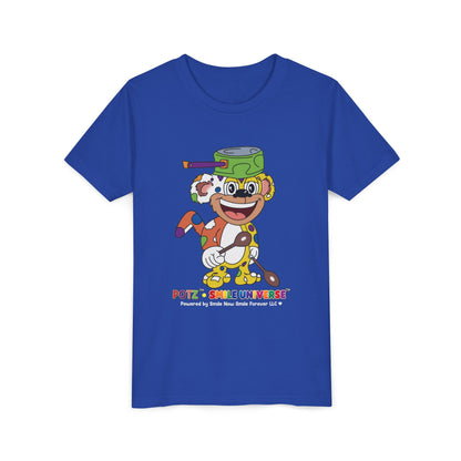 Potz™ Youth Short Sleeve Tee – Playful Graphic Tee | Smile Universe Collection