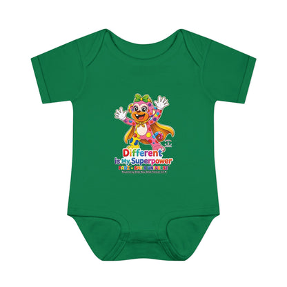 Panz™ Infant Baby Rib Bodysuit – "Different is My Superpower" Graphic | Smile Universe Collection