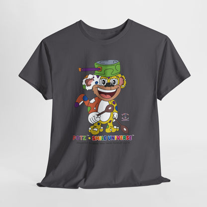 Potz™ Unisex Heavy Cotton™ Tee – Playful Graphic Tee | Smile Universe Collection