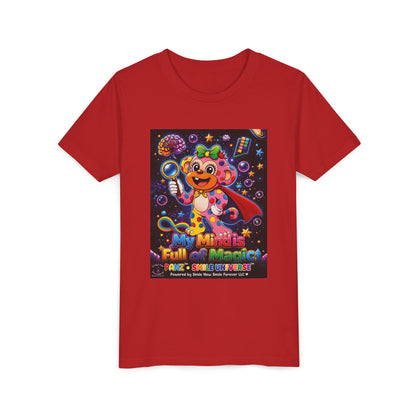 Panz™ Youth Short Sleeve Tee – "My Mind is Full of Magic" Graphic | Smile Universe Collection