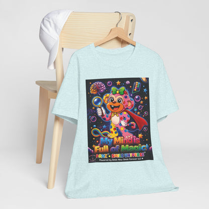 Panz™ Unisex Jersey Short Sleeve Tee – "My Mind is Full of Magic" Graphic | Smile Universe Collection