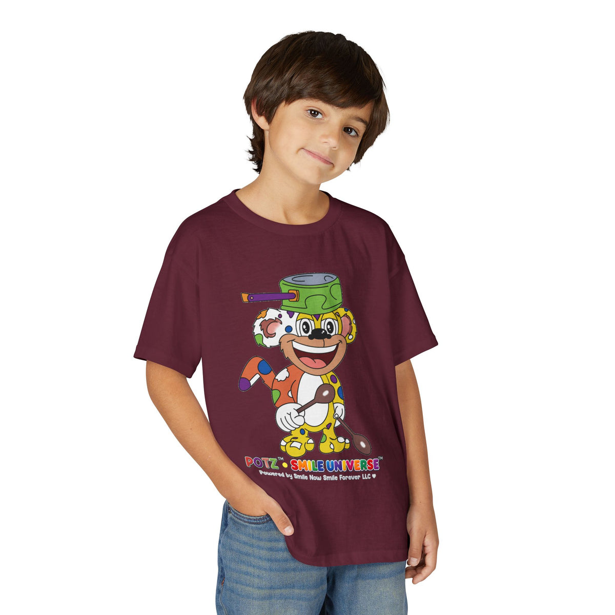 Potz™ Youth DryBlend® T-Shirt – Playful Graphic Tee | Smile Universe Collection