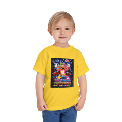 Panz™ Toddler Short Sleeve Tee – "My Energy is Powerful" Graphic Tee | Smile Universe Collection