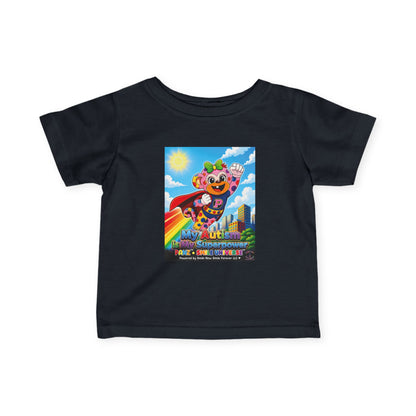Panz™ Infant Fine Jersey Tee – "My Autism is My Superpower" Graphic | Smile Universe Collection