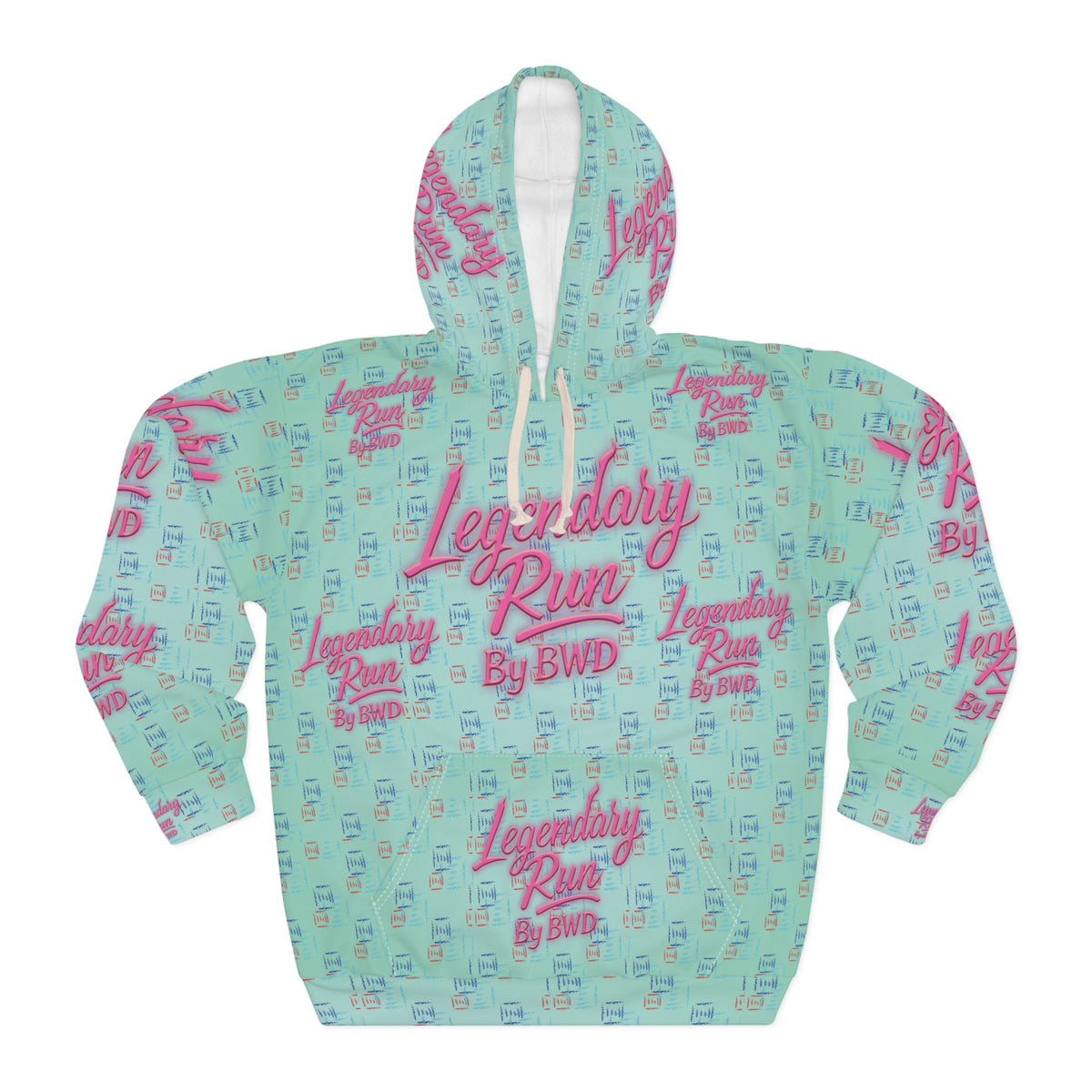BWD Mint Rush 1’s - Men’s AOP Pullover Hoodie (First Edition)