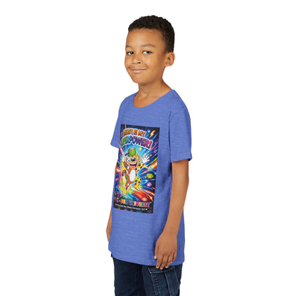 Potz™ Youth Short Sleeve Tee – "Energy is My Superpower!" Graphic Tee | Smile Universe Collection