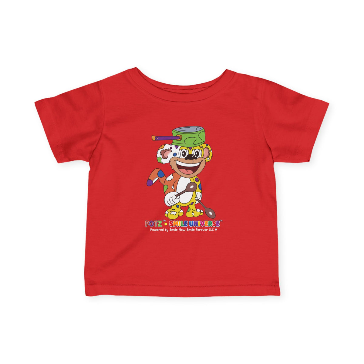 Potz™ Infant Fine Jersey Tee – Playful Graphic Tee | Smile Universe Collection