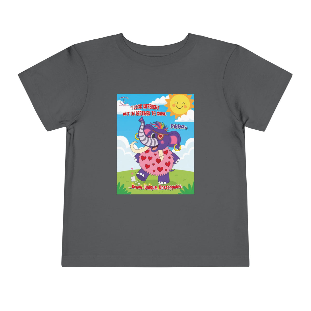 Piklez™ Toddler Tee – “Destined to Shine” Graphic Shirt | Smile Universe Collection
