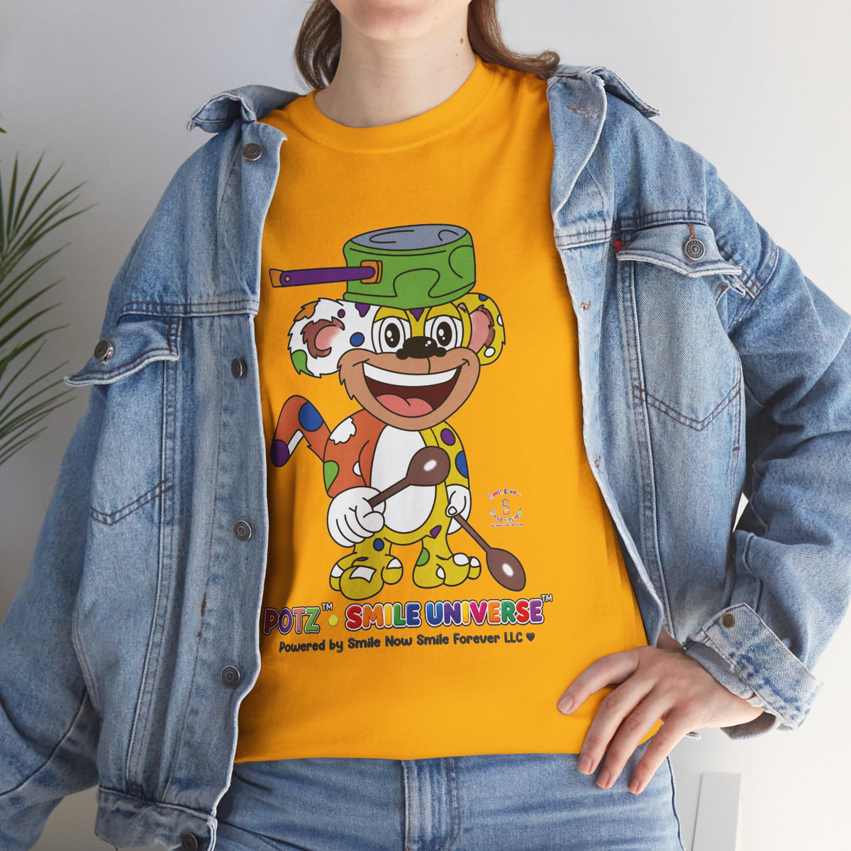 Potz™ Unisex Heavy Cotton™ Tee – Playful Graphic Tee | Smile Universe Collection