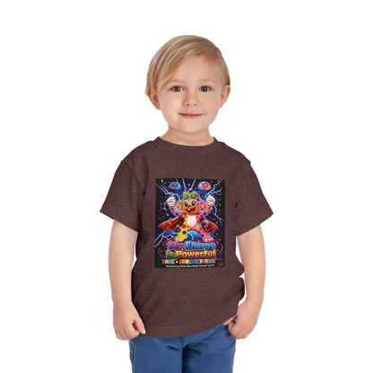 Panz™ Toddler Short Sleeve Tee – "My Energy is Powerful" Graphic Tee | Smile Universe Collection