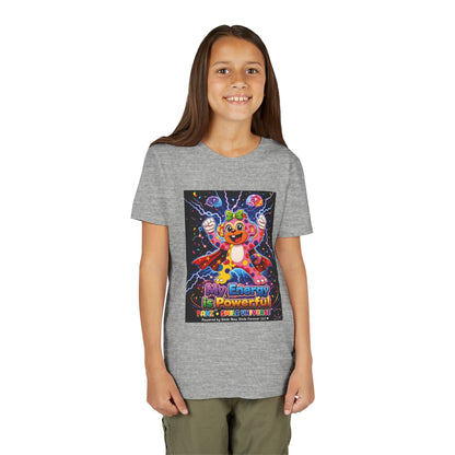 Panz™ Youth Short Sleeve Tee – "My Energy is Powerful" Graphic Tee | Smile Universe Collection