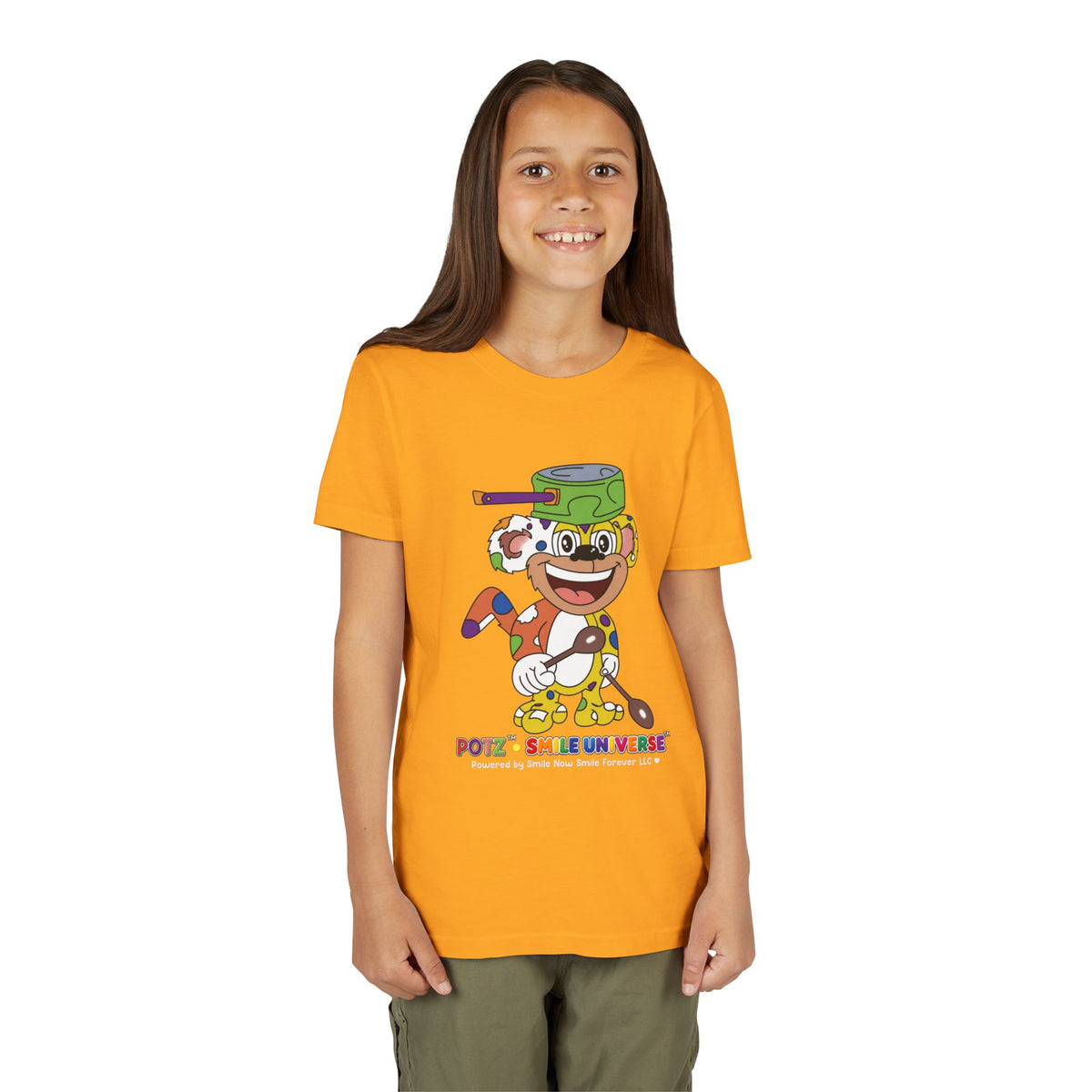 Potz™ Youth Short Sleeve Tee – Playful Graphic Tee | Smile Universe Collection