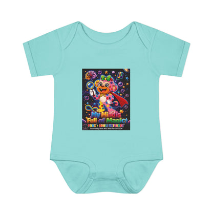 Panz™ Infant Baby Rib Bodysuit – "My Mind is Full of Magic" Graphic | Smile Universe Collection