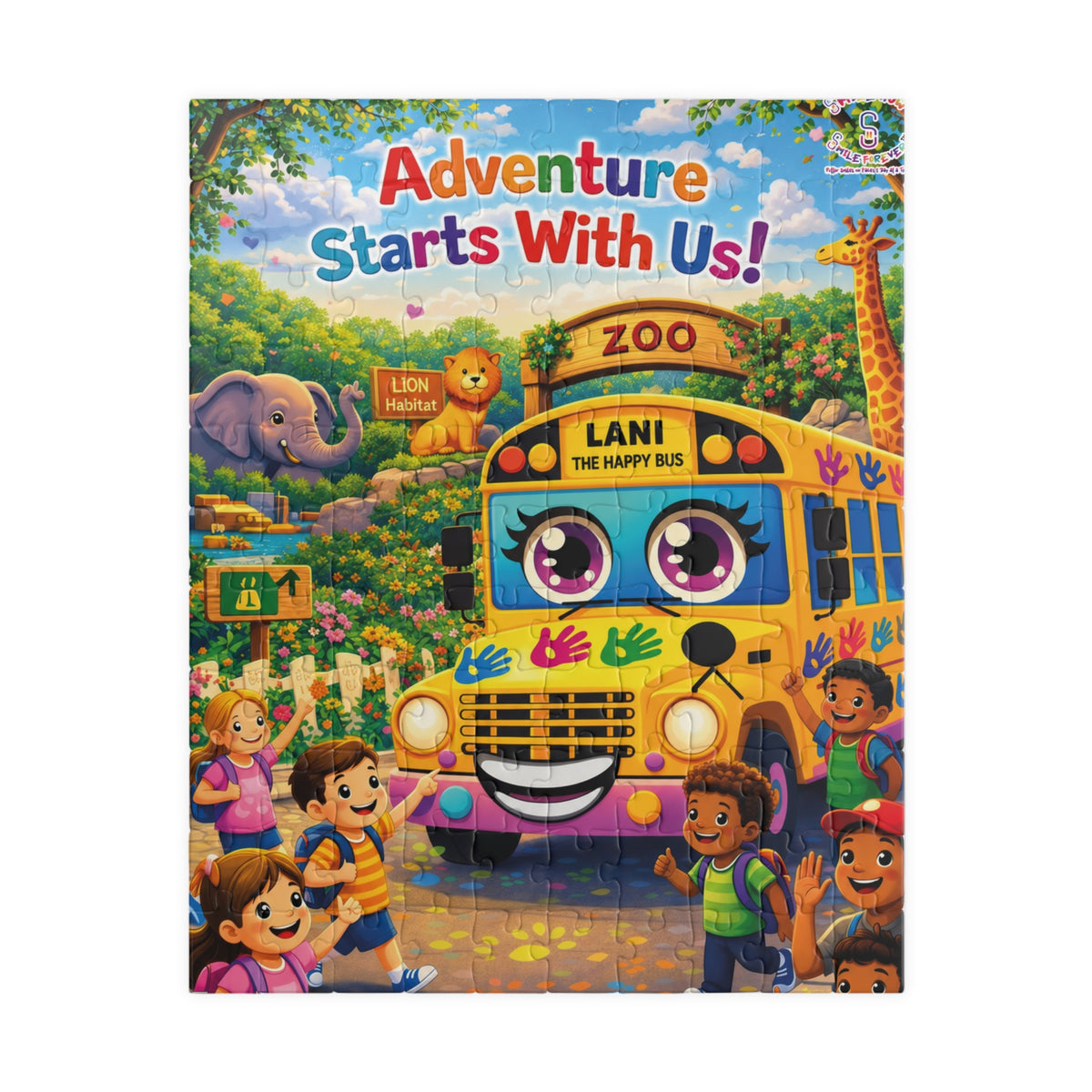 Lani™ Puzzle (110, 252, 520 & 1014-piece) – "Adventure Starts With Us!" Graphic
