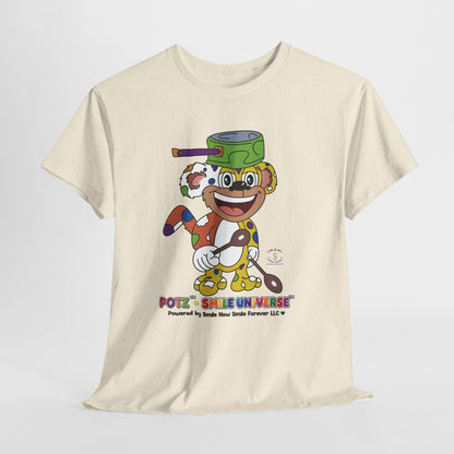 Potz™ Unisex Heavy Cotton™ Tee – Playful Graphic Tee | Smile Universe Collection
