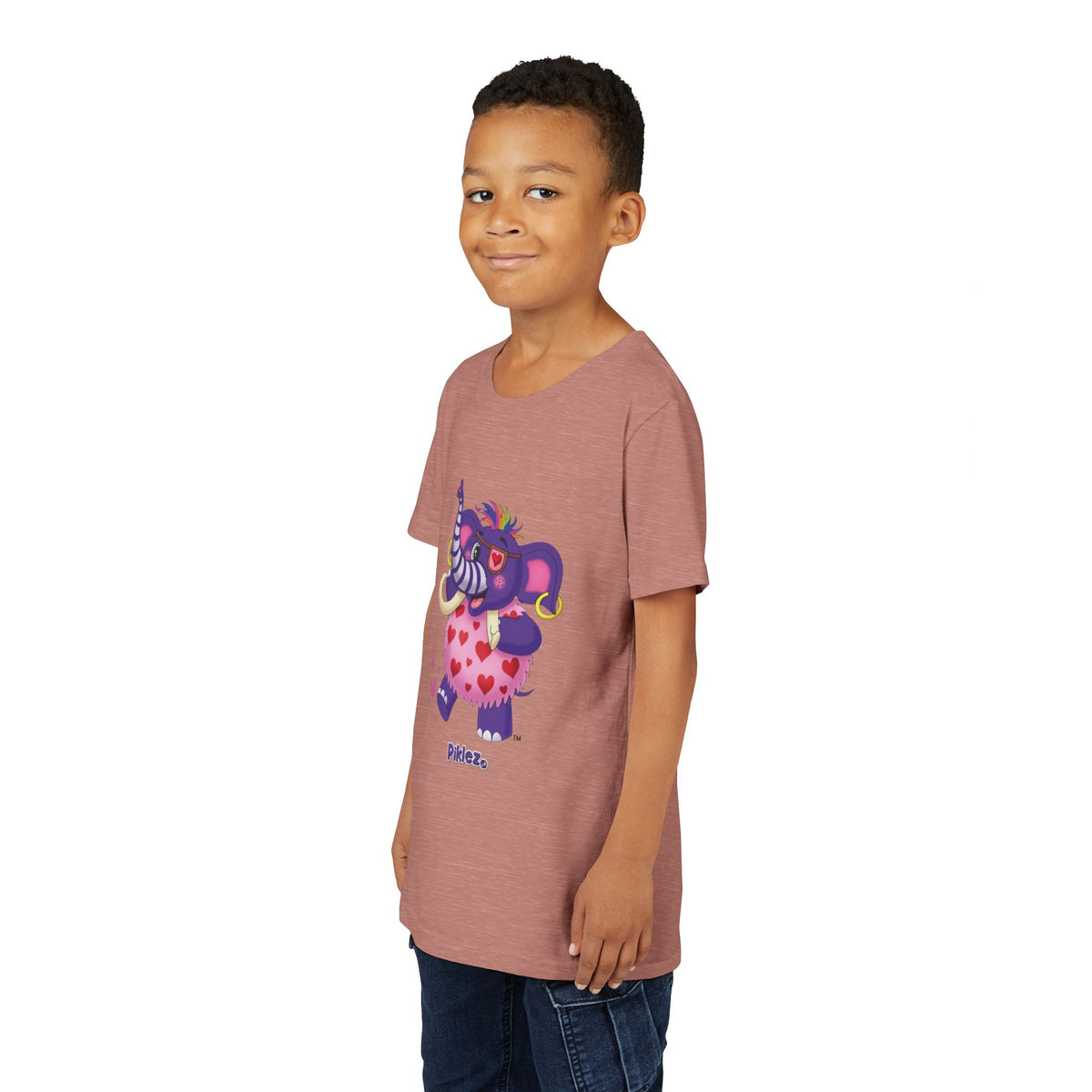Piklez™ Youth Short Sleeve Tee – "Full of Love!" Graphic Shirt | Smile Universe Collection