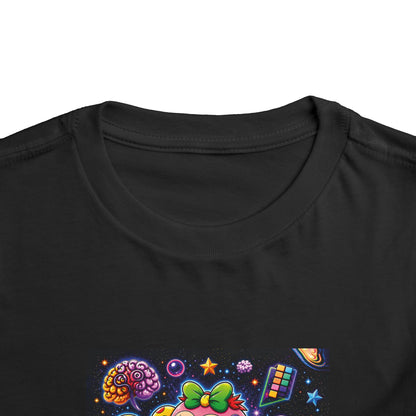 Panz™ Toddler Short Sleeve Tee – "My Mind is Full of Magic" Graphic | Smile Universe Collection