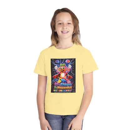 Panz™ Youth Midweight Tee – "My Energy is Powerful" Graphic Tee | Smile Universe Collection
