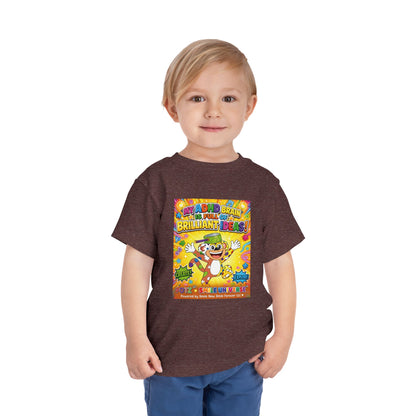 Potz™ Toddler Short Sleeve Tee – "My ADHD Brain is Full of Brilliant Ideas!" Graphic Tee | Smile Universe Collection