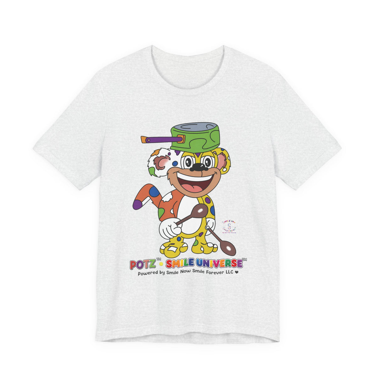Potz™ Unisex Jersey Short Sleeve Tee – Playful Graphic Tee | Smile Universe Collection