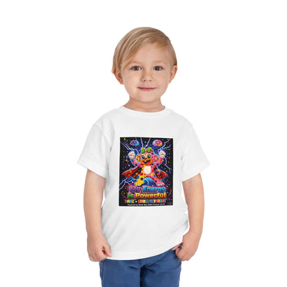 Panz™ Toddler Short Sleeve Tee – "My Energy is Powerful" Graphic Tee | Smile Universe Collection