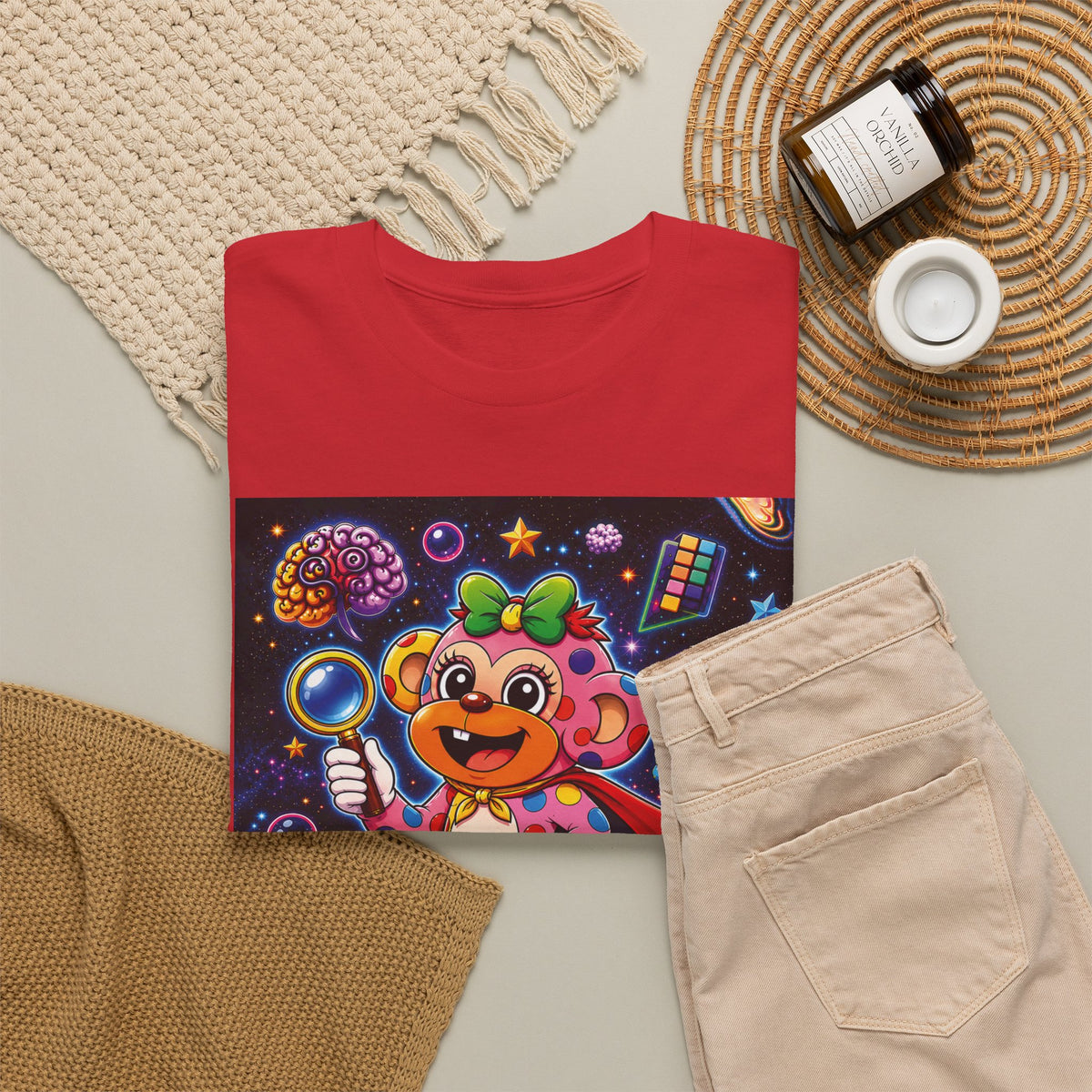 Panz™ Unisex Heavy Cotton™ Tee – "My Mind is Full of Magic" Graphic | Smile Universe Collection