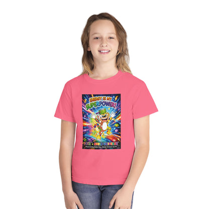 Potz™ Youth Midweight Tee – "Energy is My Superpower!" Graphic Tee | Smile Universe Collection