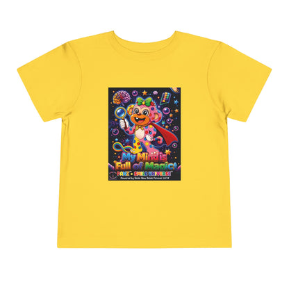 Panz™ Toddler Short Sleeve Tee – "My Mind is Full of Magic" Graphic | Smile Universe Collection