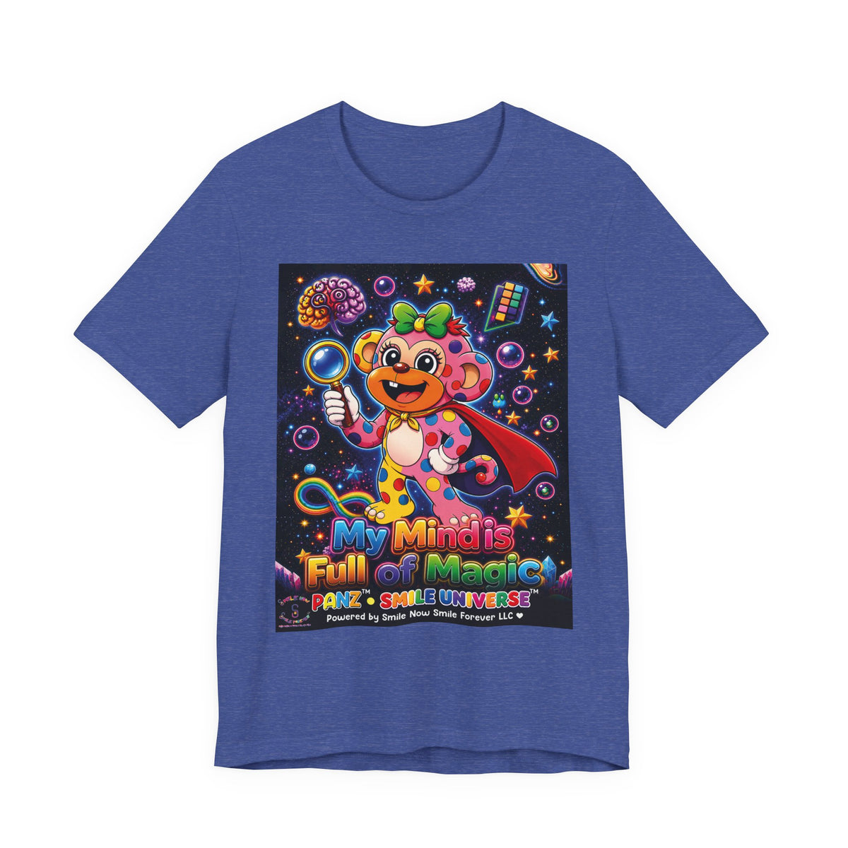 Panz™ Unisex Jersey Short Sleeve Tee – "My Mind is Full of Magic" Graphic | Smile Universe Collection