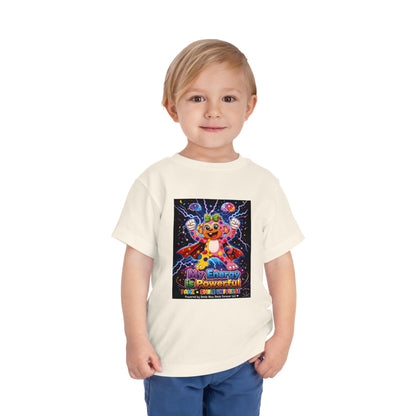 Panz™ Toddler Short Sleeve Tee – "My Energy is Powerful" Graphic Tee | Smile Universe Collection