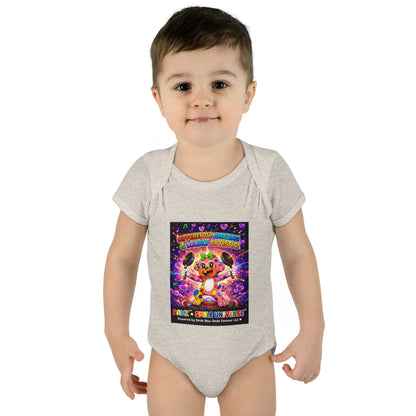 Panz™ Infant Baby Rib Bodysuit – "Differently Amazing & Loudly Autistic!" Graphic | Smile Universe Collection
