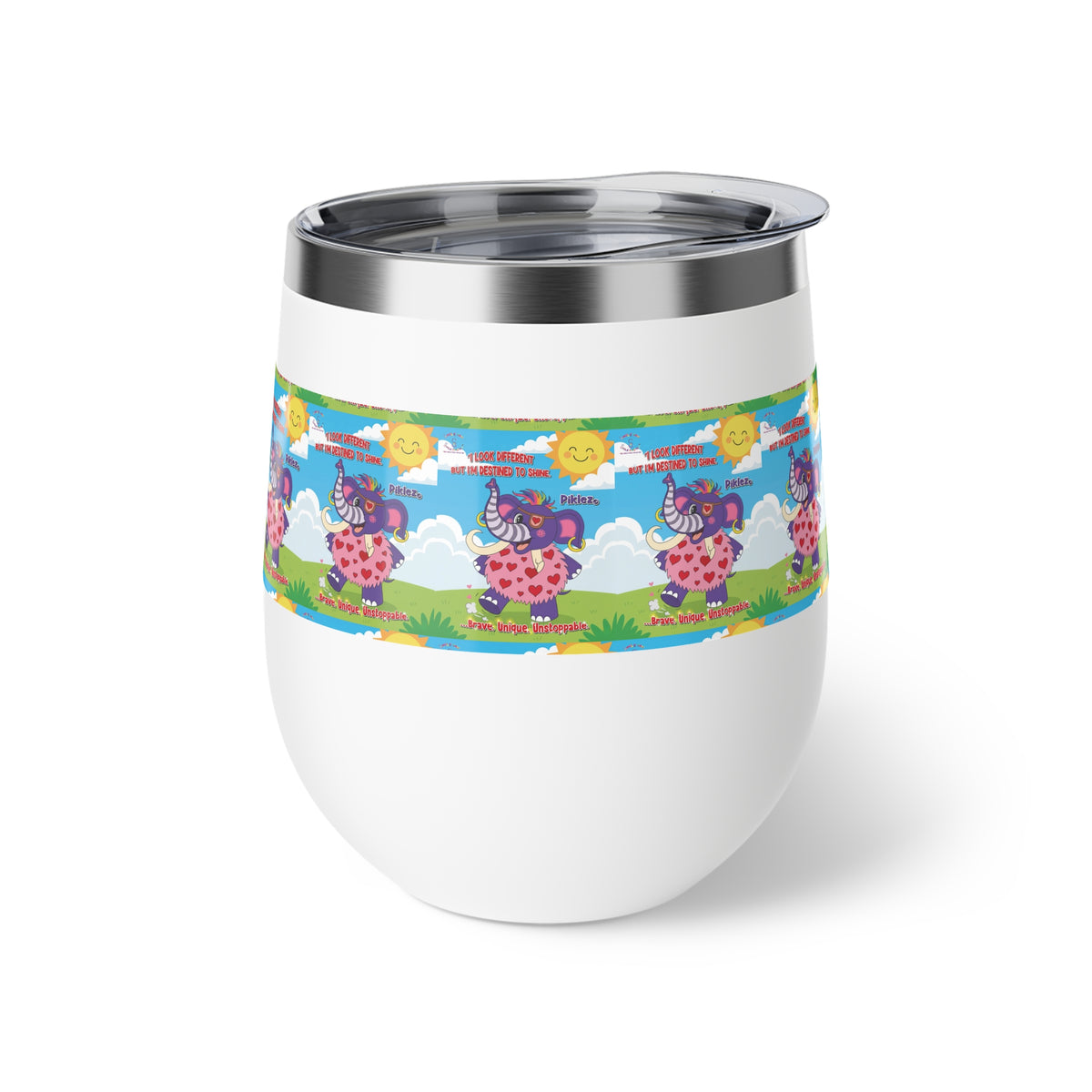 Piklez™ Copper Vacuum Insulated Cup – “Destined to Shine” Travel Mug | Smile Universe Collection
