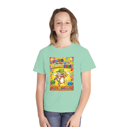 Potz™ Youth Midweight Tee – "My ADHD Brain is Full of Brilliant Ideas!" Graphic Tee | Smile Universe Collection