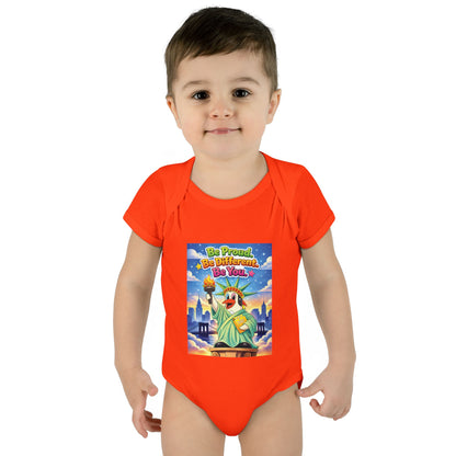 TuBz™ "Be Proud. Be Different. Be You." Infant Bodysuit - Inspirational Baby Onesie