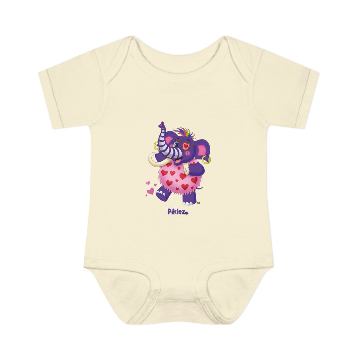 Piklez™ Infant Baby Rib Bodysuit – "Full of Love!" Graphic | Smile Universe Collection