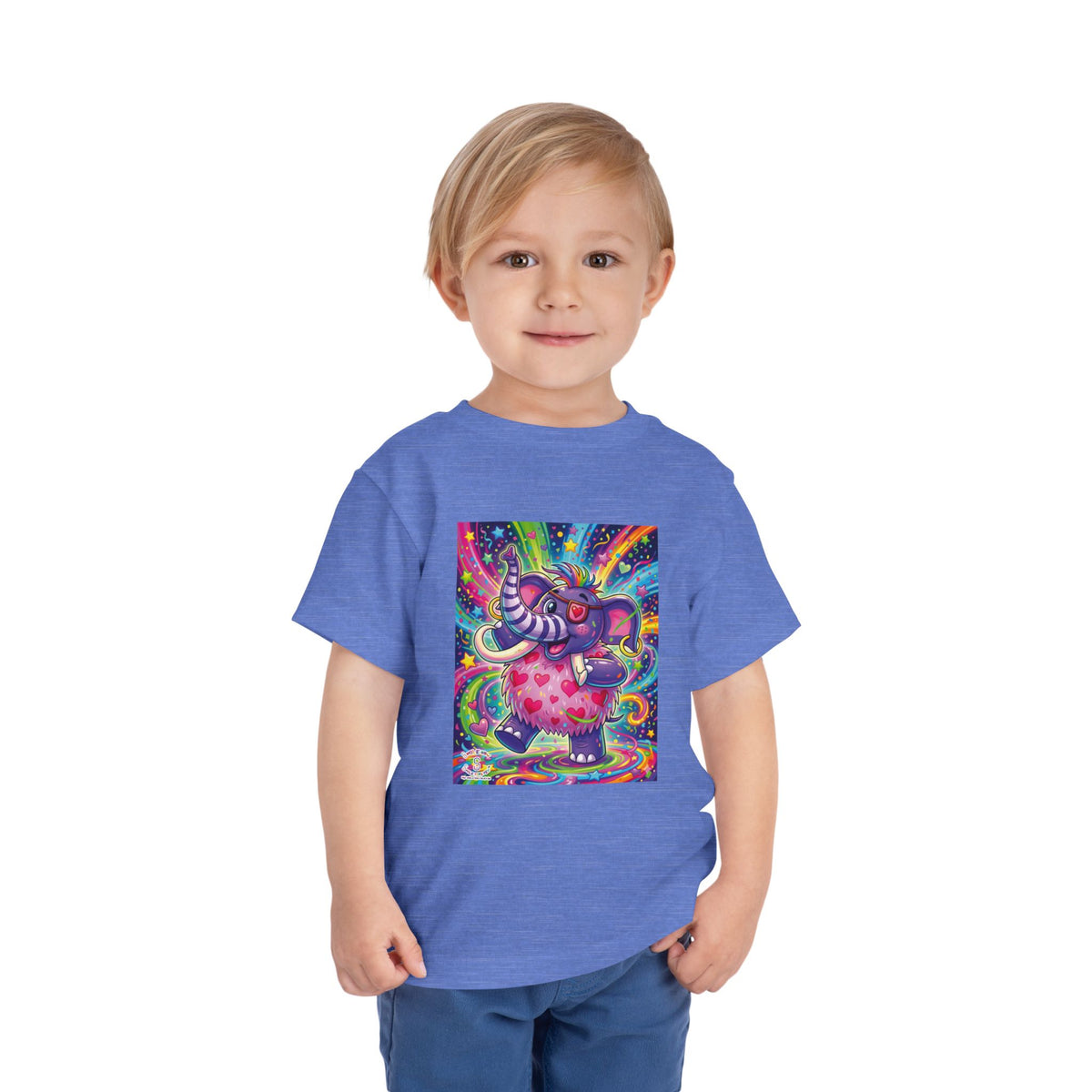 Piklez™ Toddler Short Sleeve Tee – "Born to Celebrate!" Graphic Shirt | Smile Universe Collection