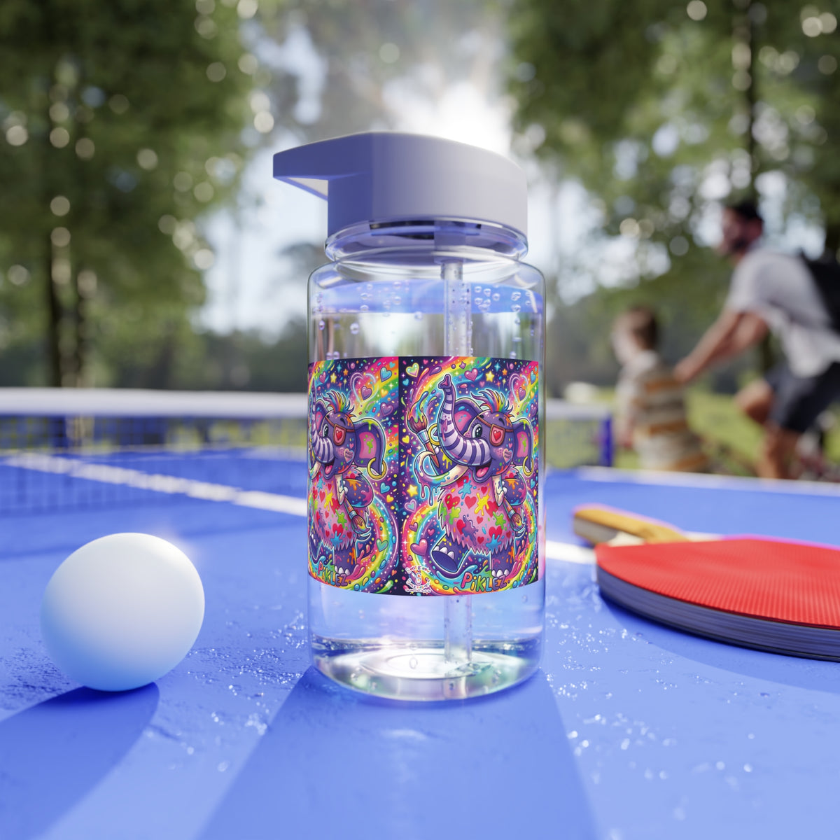Piklez™ Tritan Water Bottle – "Magic Paint!" Graphic | Smile Universe Collection