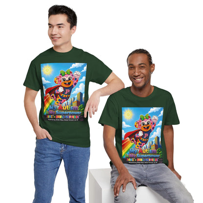 Panz™ Unisex Heavy Cotton™ Tee – "My Autism is My Superpower" Graphic | Smile Universe Collection