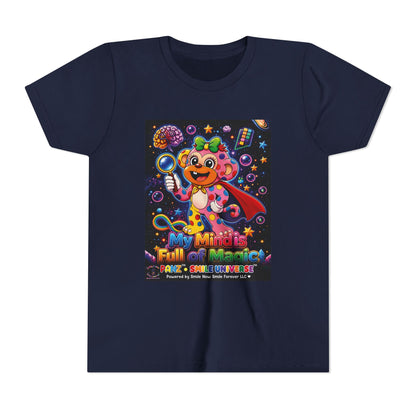 Panz™ Youth Short Sleeve Tee – "My Mind is Full of Magic" Graphic | Smile Universe Collection