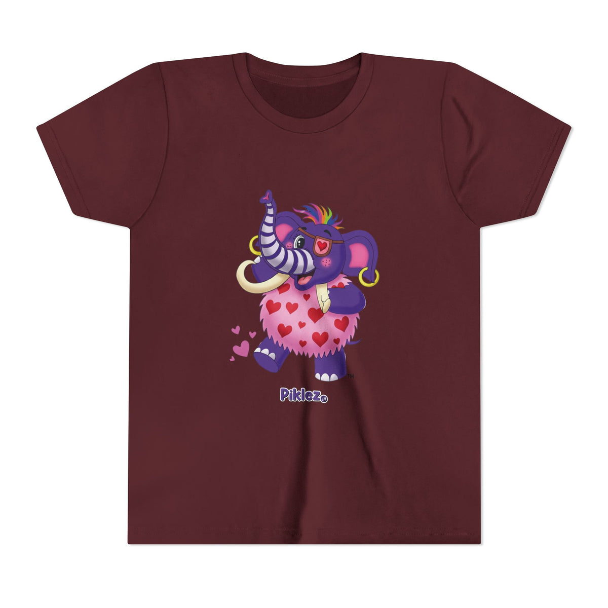Piklez™ Youth Short Sleeve Tee – "Full of Love!" Graphic Shirt | Smile Universe Collection
