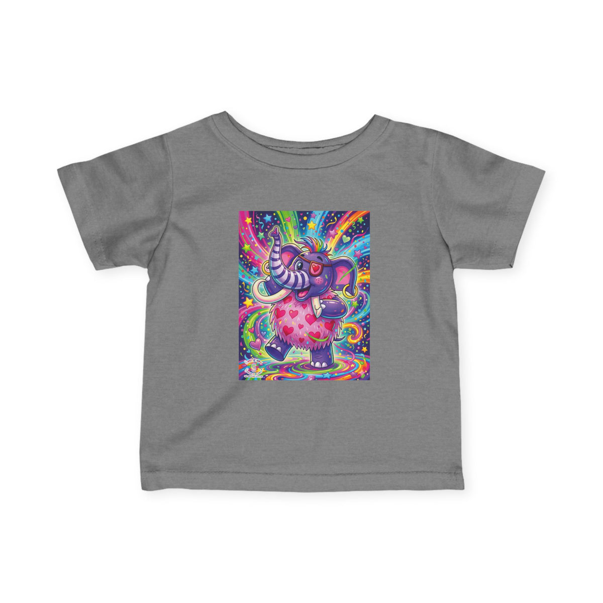 Piklez™ Infant Fine Jersey Tee – "Born to Celebrate!" Graphic Shirt | Smile Universe Collection