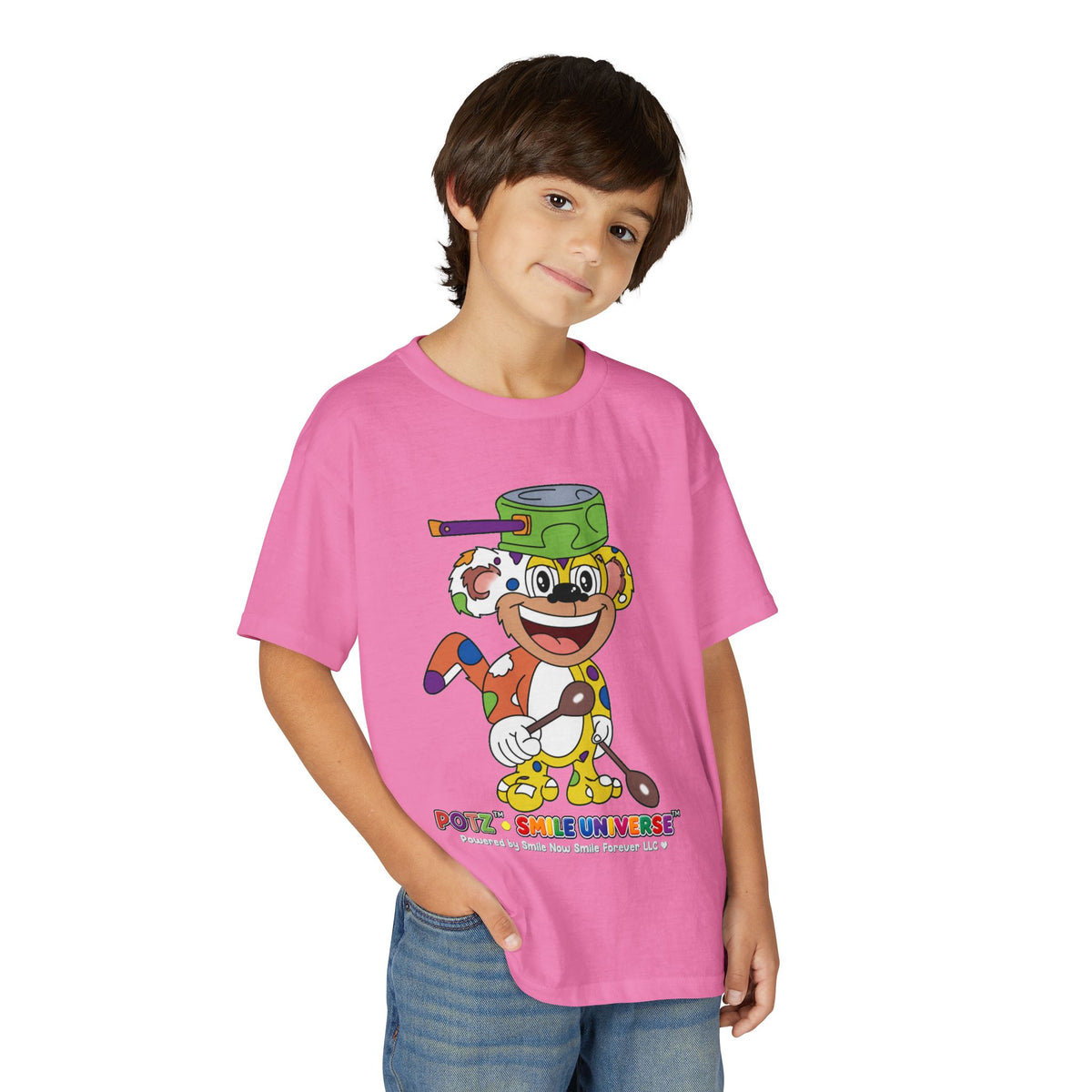 Potz™ Youth DryBlend® T-Shirt – Playful Graphic Tee | Smile Universe Collection